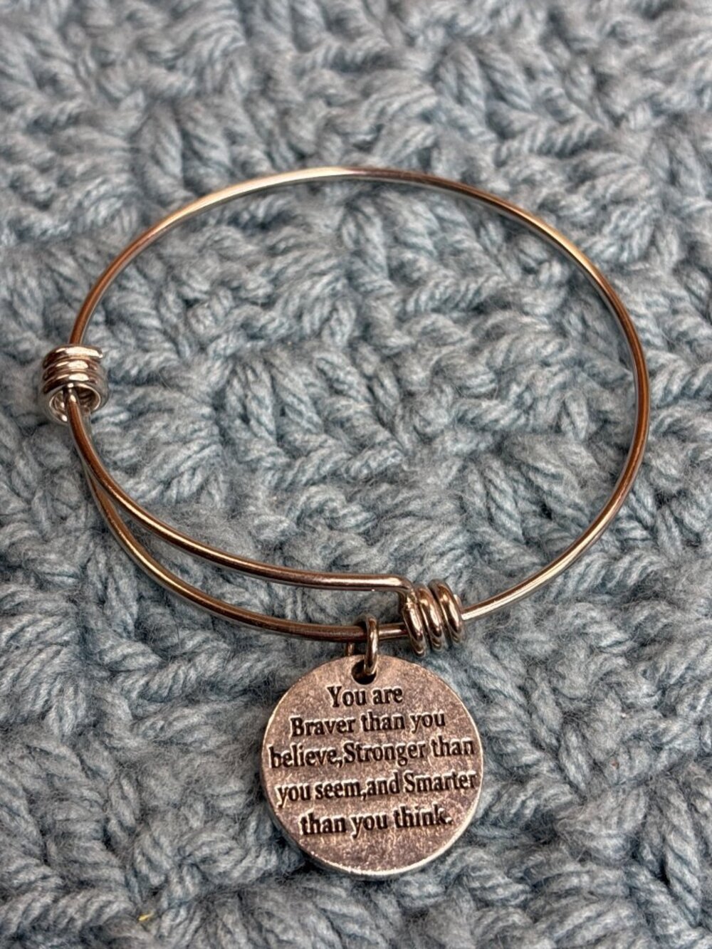 Charm Bracelet You Are Braver Than You Believe Stronger Than You Seem Smarter